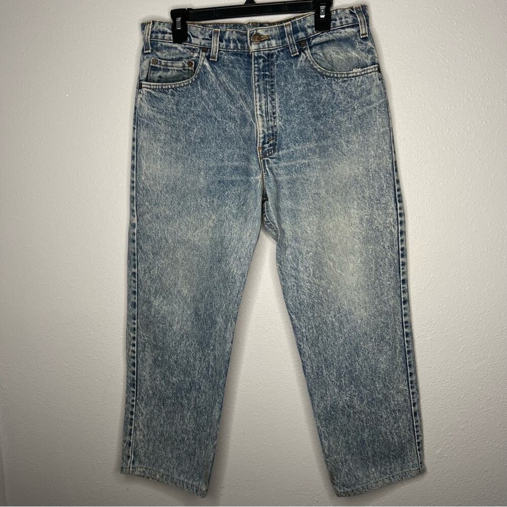 Vintage Levi's 540 Acid Wash Relaxed Fit Jeans Waist size 34